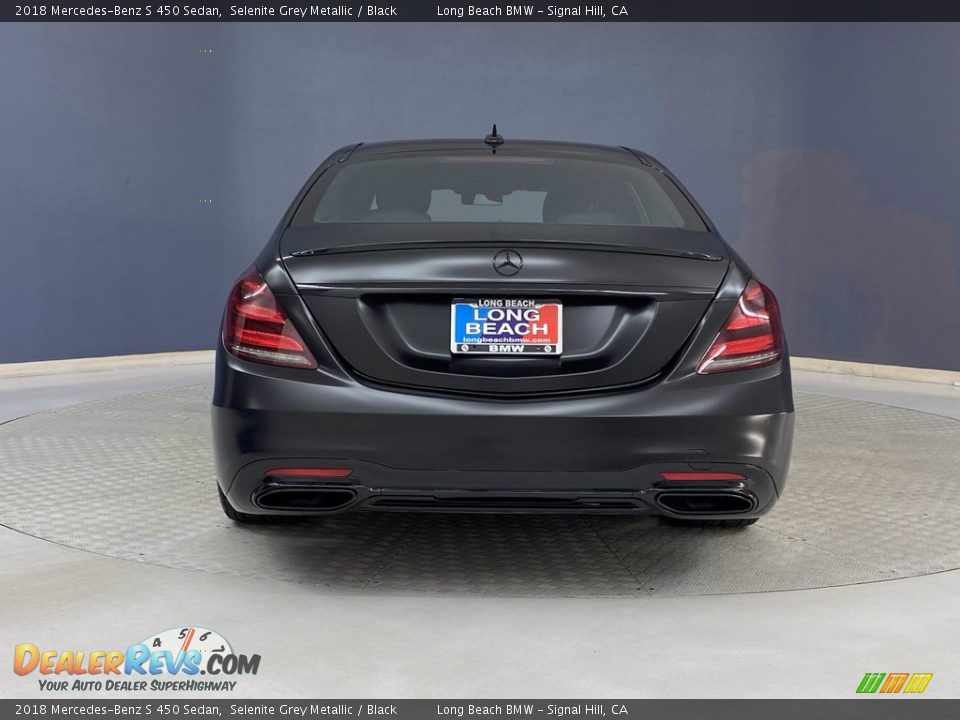 2018 Mercedes-Benz S 450 Sedan Selenite Grey Metallic / Black Photo #4