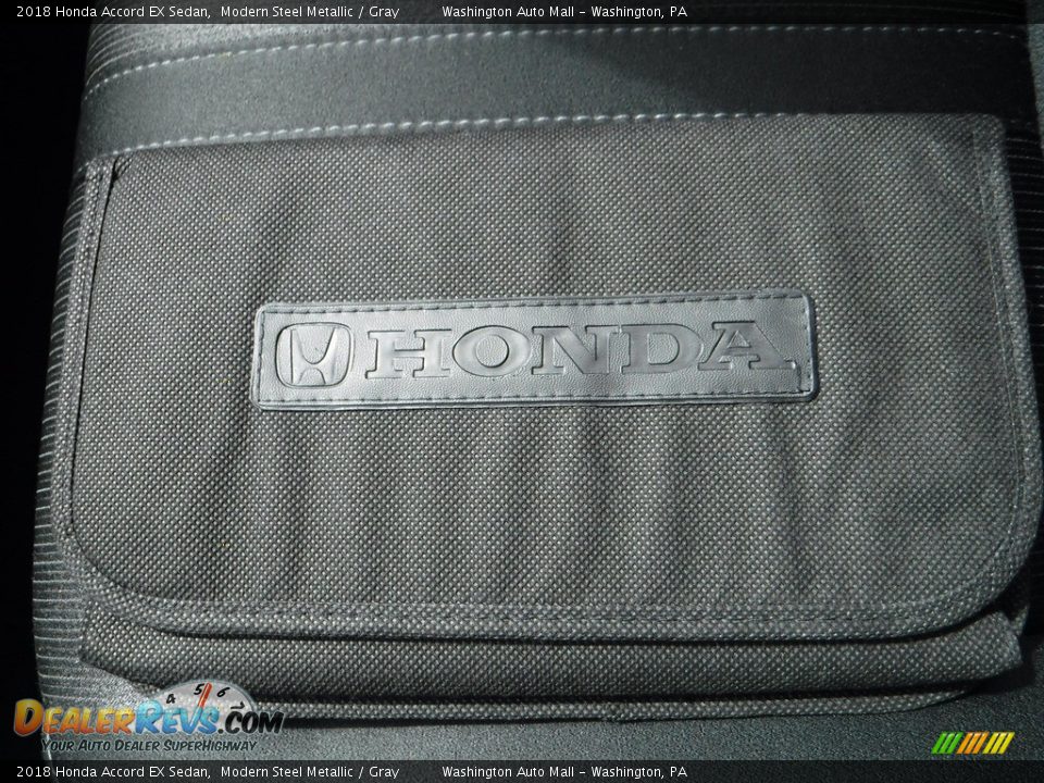 2018 Honda Accord EX Sedan Modern Steel Metallic / Gray Photo #28