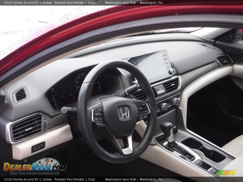 Dashboard of 2018 Honda Accord EX-L Sedan Photo #11