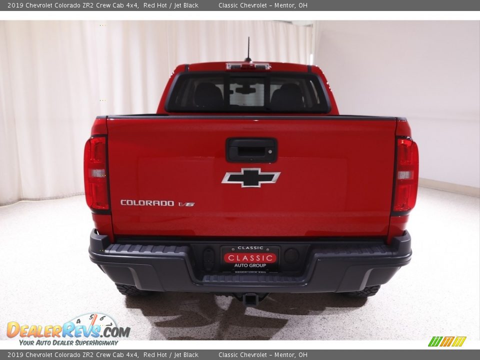 2019 Chevrolet Colorado ZR2 Crew Cab 4x4 Red Hot / Jet Black Photo #19