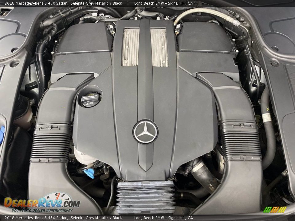2018 Mercedes-Benz S 450 Sedan Selenite Grey Metallic / Black Photo #11