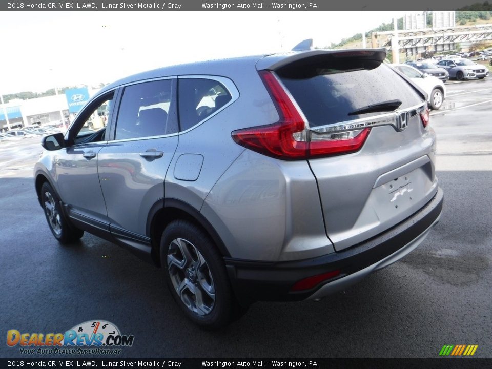 2018 Honda CR-V EX-L AWD Lunar Silver Metallic / Gray Photo #6