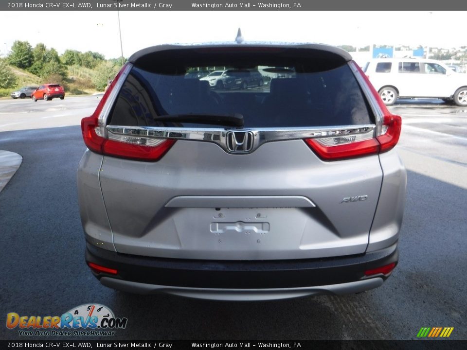 2018 Honda CR-V EX-L AWD Lunar Silver Metallic / Gray Photo #7