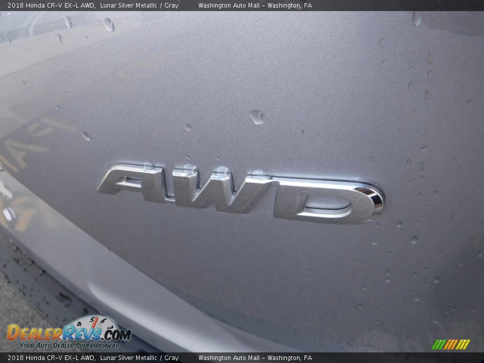 2018 Honda CR-V EX-L AWD Lunar Silver Metallic / Gray Photo #9