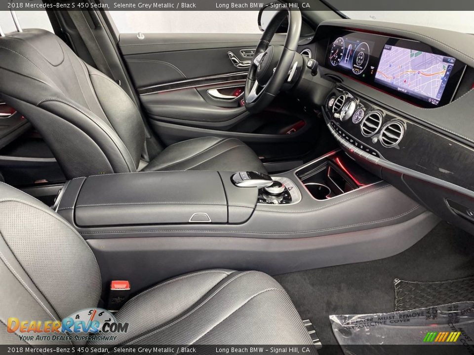 2018 Mercedes-Benz S 450 Sedan Selenite Grey Metallic / Black Photo #32