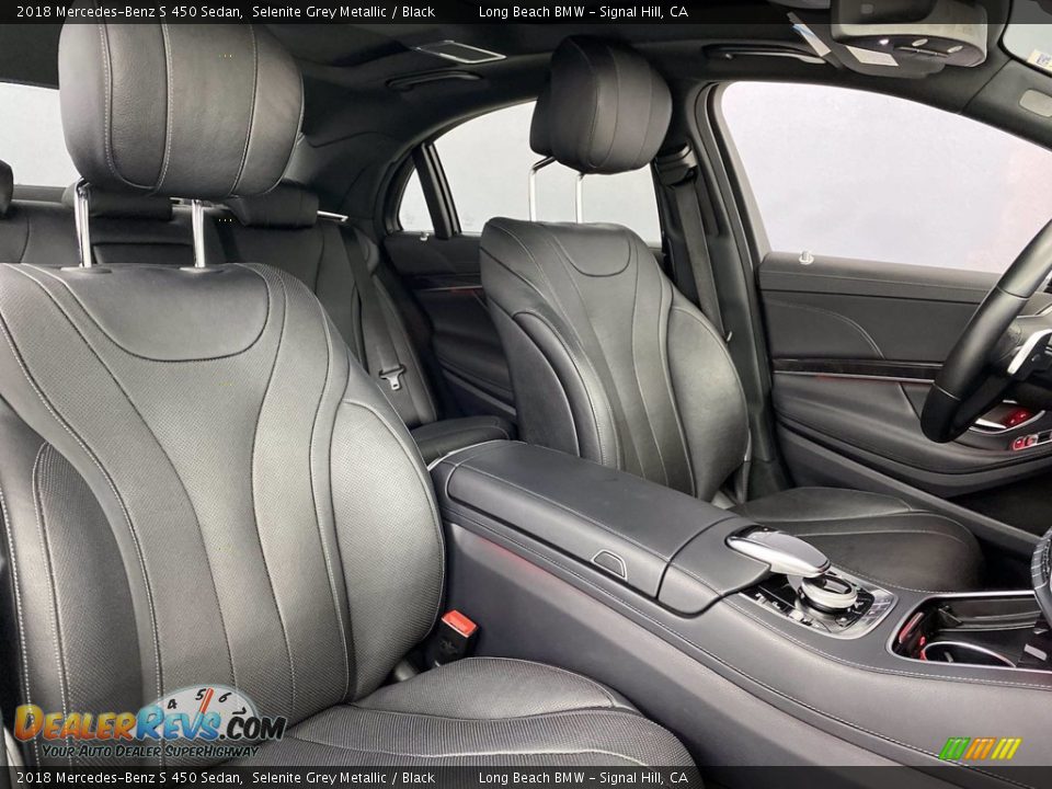 2018 Mercedes-Benz S 450 Sedan Selenite Grey Metallic / Black Photo #33