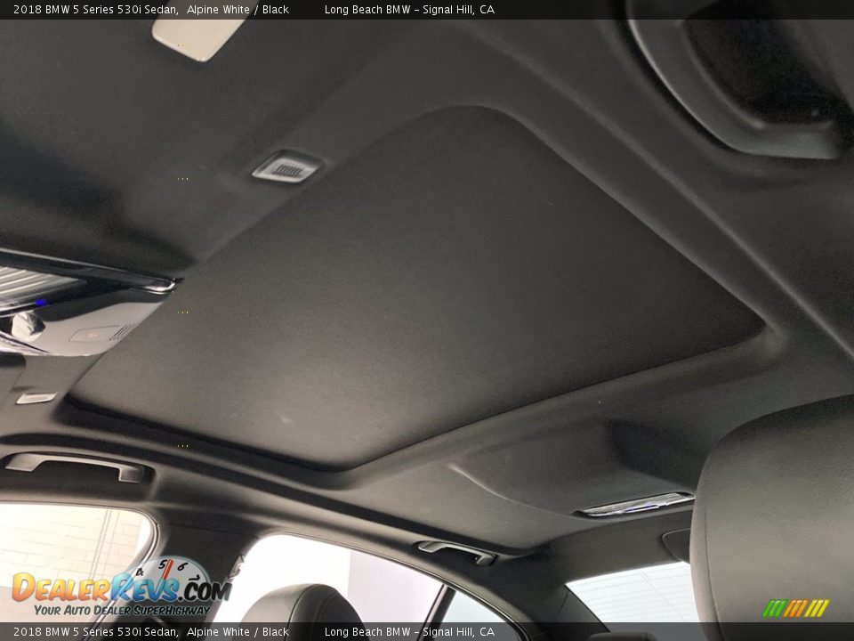 2018 BMW 5 Series 530i Sedan Alpine White / Black Photo #31
