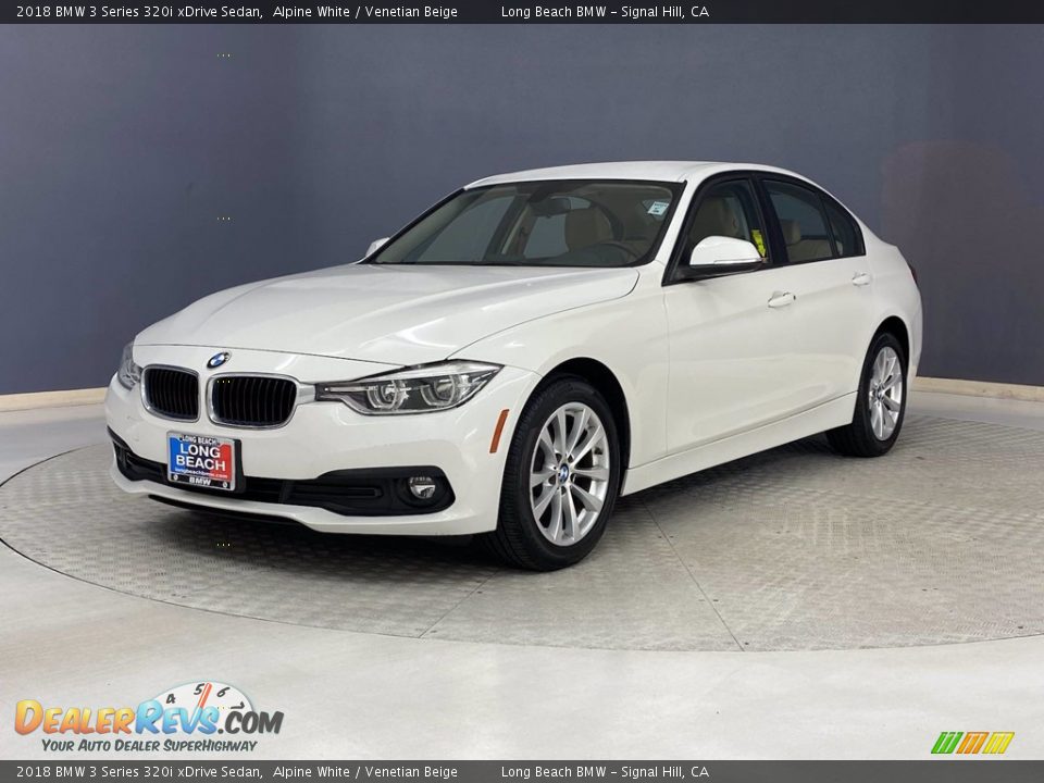 2018 BMW 3 Series 320i xDrive Sedan Alpine White / Venetian Beige Photo #3