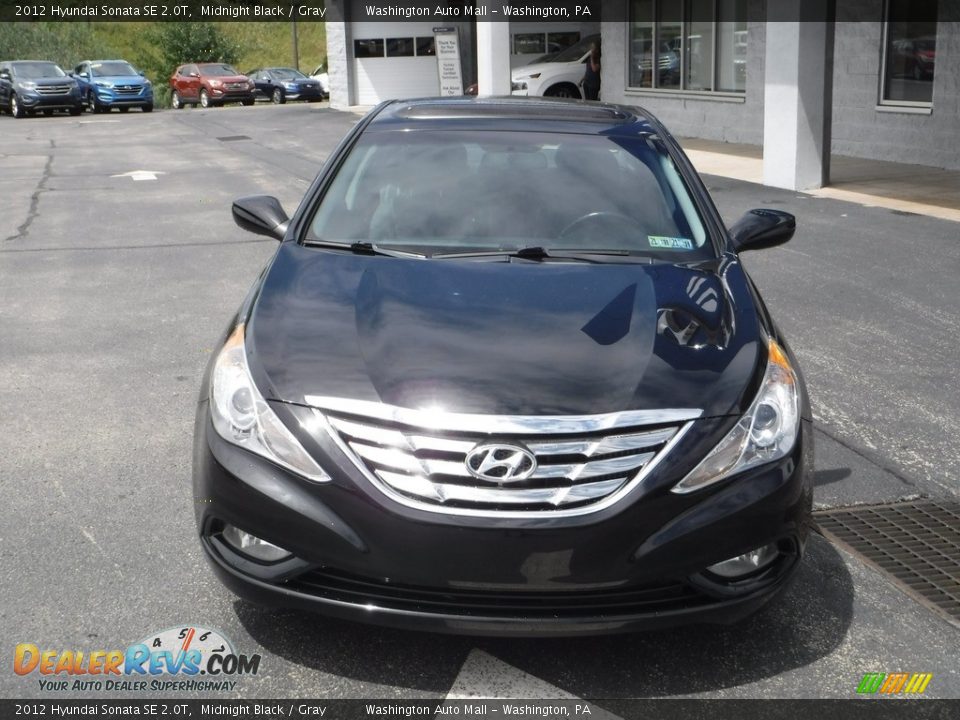 2012 Hyundai Sonata SE 2.0T Midnight Black / Gray Photo #5