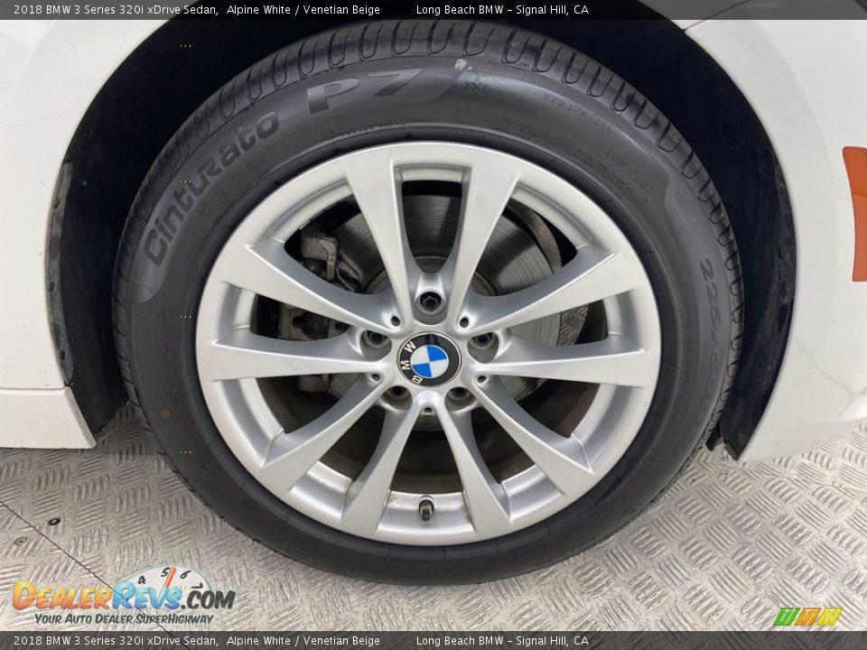 2018 BMW 3 Series 320i xDrive Sedan Alpine White / Venetian Beige Photo #6