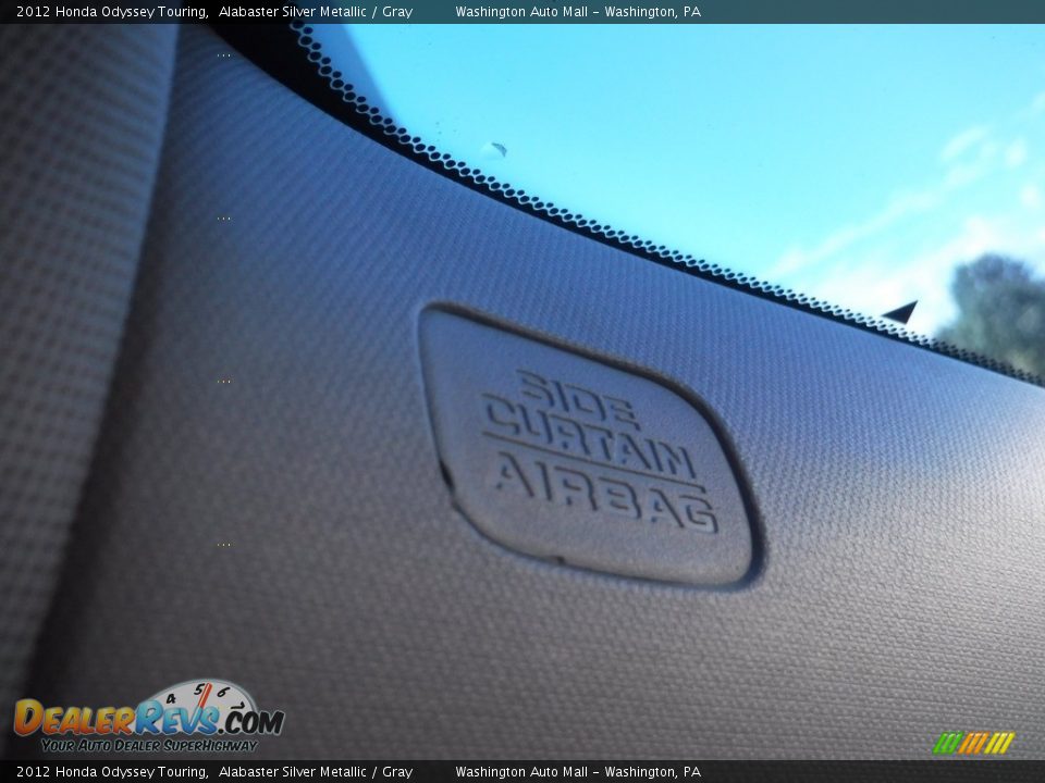 2012 Honda Odyssey Touring Alabaster Silver Metallic / Gray Photo #24