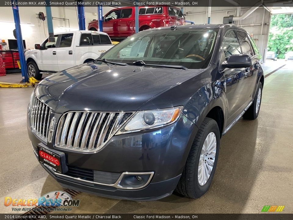 2014 Lincoln MKX AWD Smoked Quartz Metallic / Charcoal Black Photo #2