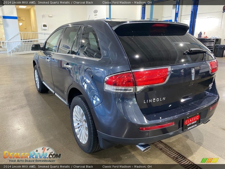 2014 Lincoln MKX AWD Smoked Quartz Metallic / Charcoal Black Photo #4