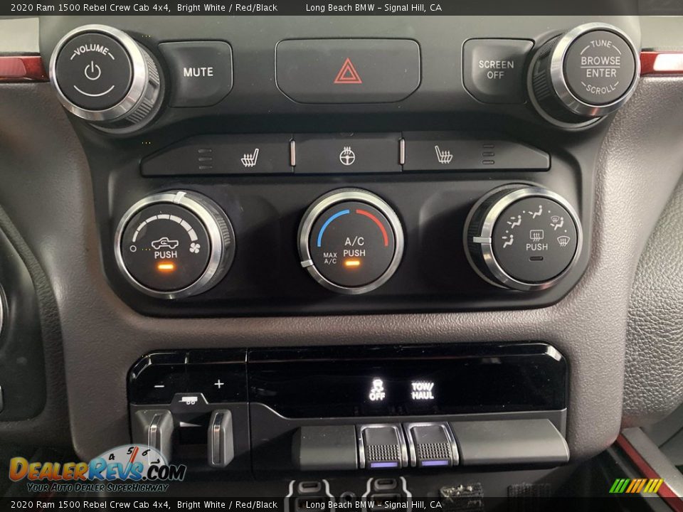 Controls of 2020 Ram 1500 Rebel Crew Cab 4x4 Photo #24