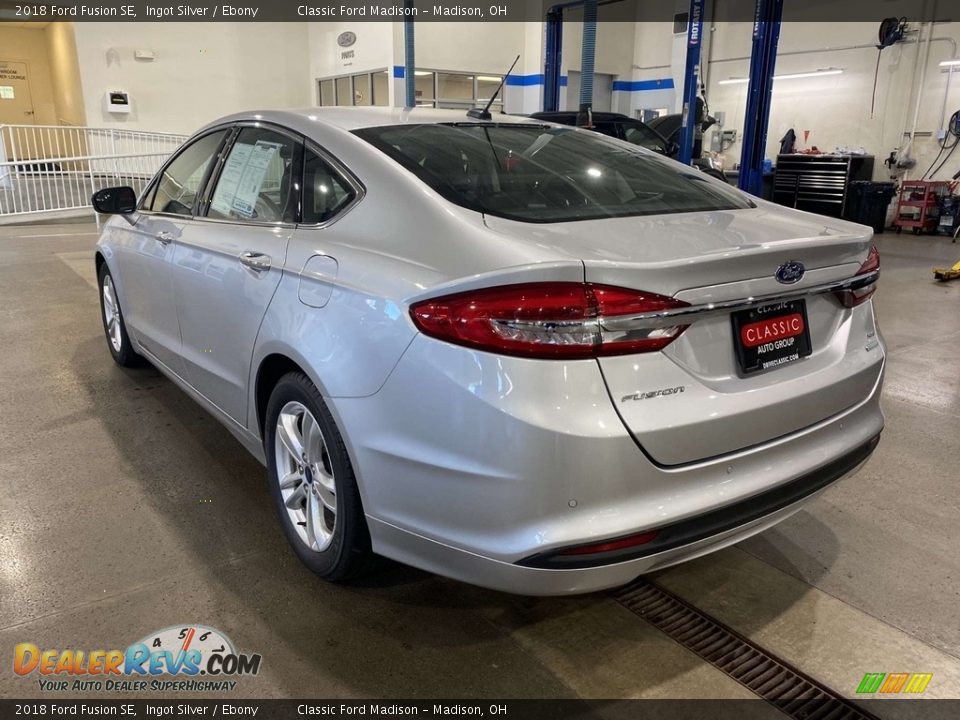 2018 Ford Fusion SE Ingot Silver / Ebony Photo #3