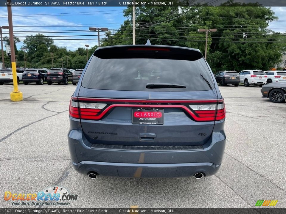 2021 Dodge Durango R/T AWD Reactor Blue Pearl / Black Photo #11