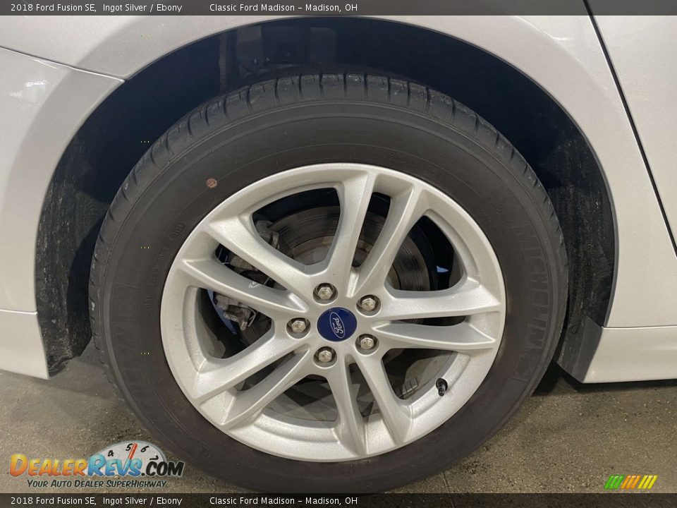 2018 Ford Fusion SE Ingot Silver / Ebony Photo #5