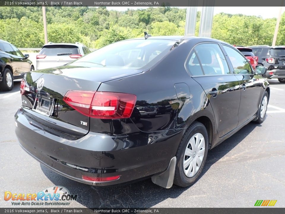 2016 Volkswagen Jetta S Black / Titan Black Photo #9