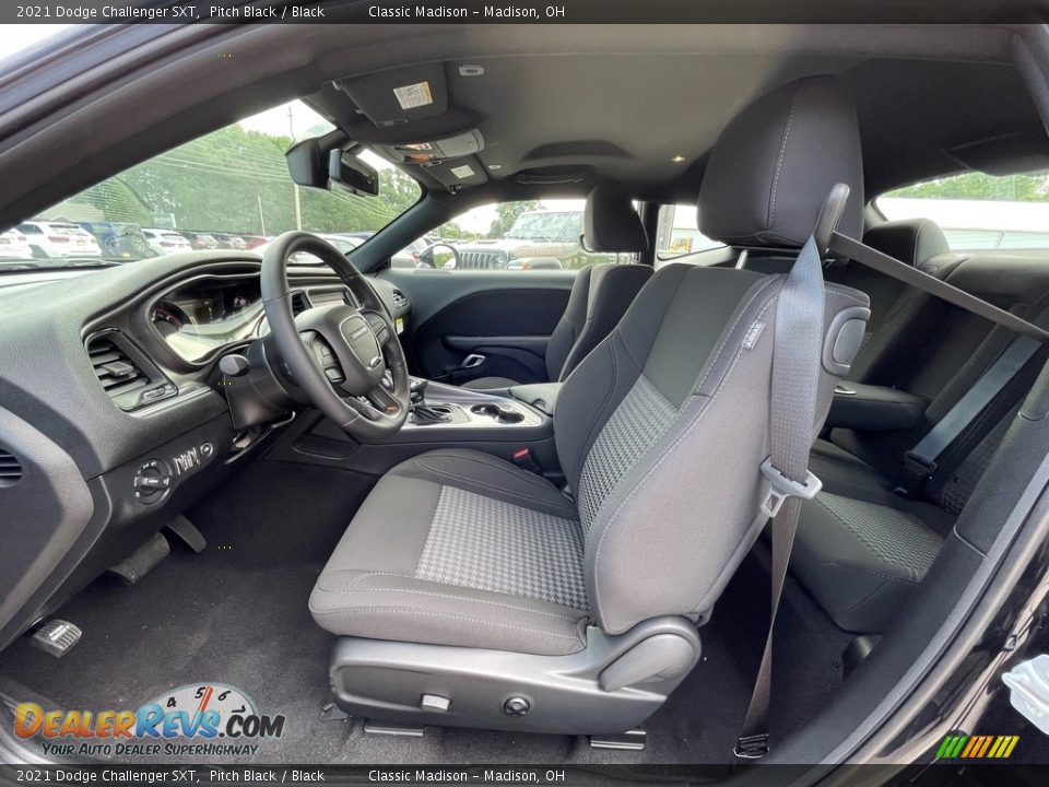 2021 Dodge Challenger SXT Pitch Black / Black Photo #2