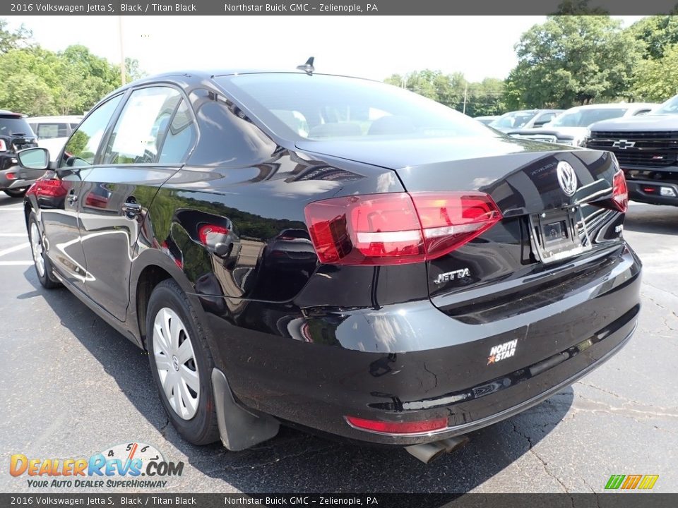 2016 Volkswagen Jetta S Black / Titan Black Photo #12