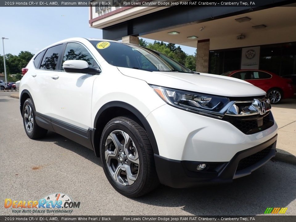 2019 Honda CR-V EX-L AWD Platinum White Pearl / Black Photo #9