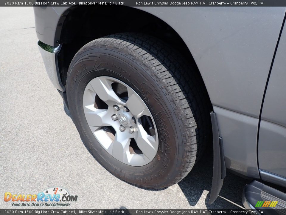 2020 Ram 1500 Big Horn Crew Cab 4x4 Billet Silver Metallic / Black Photo #5