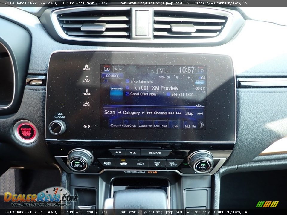 2019 Honda CR-V EX-L AWD Platinum White Pearl / Black Photo #17
