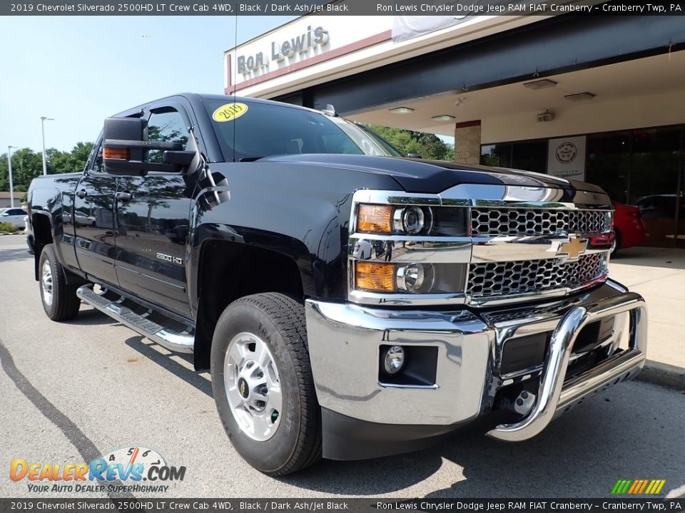 2019 Chevrolet Silverado 2500HD LT Crew Cab 4WD Black / Dark Ash/Jet Black Photo #8