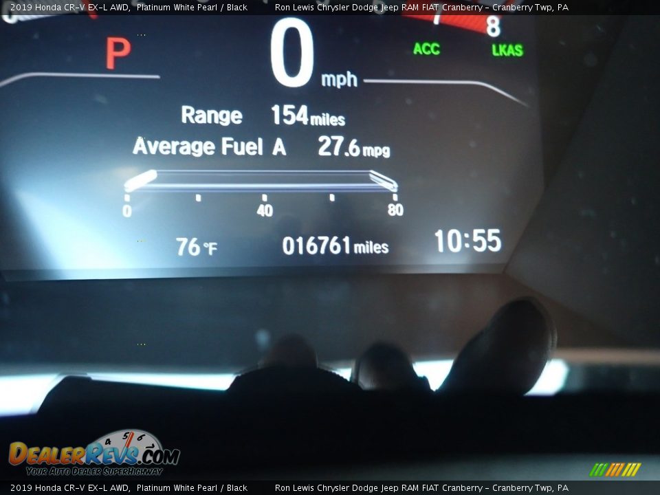 2019 Honda CR-V EX-L AWD Platinum White Pearl / Black Photo #20