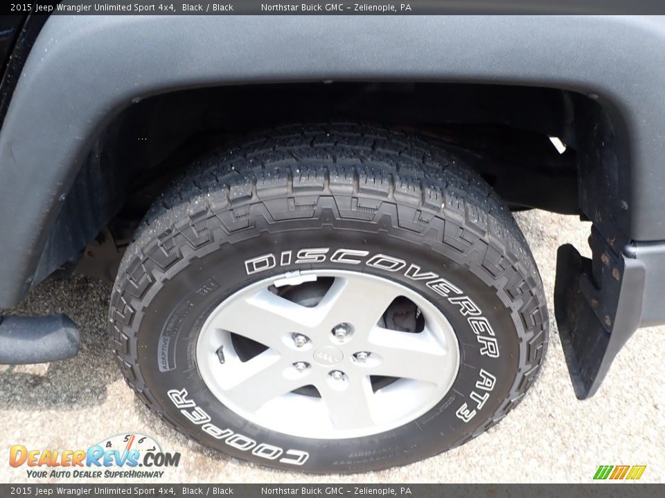 2015 Jeep Wrangler Unlimited Sport 4x4 Black / Black Photo #14