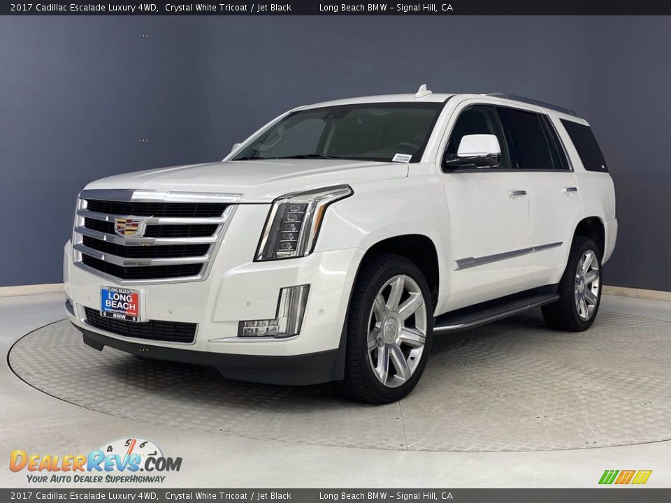 2017 Cadillac Escalade Luxury 4WD Crystal White Tricoat / Jet Black Photo #3