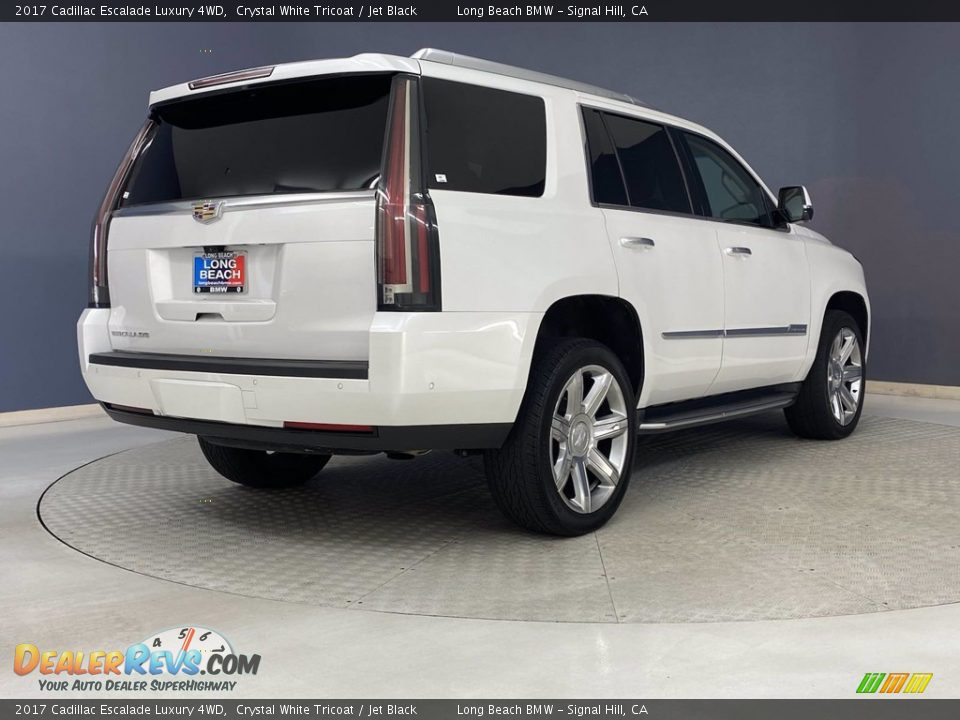 2017 Cadillac Escalade Luxury 4WD Crystal White Tricoat / Jet Black Photo #5