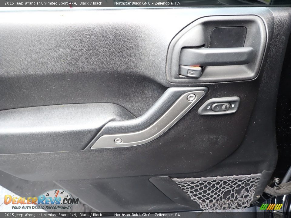 2015 Jeep Wrangler Unlimited Sport 4x4 Black / Black Photo #20