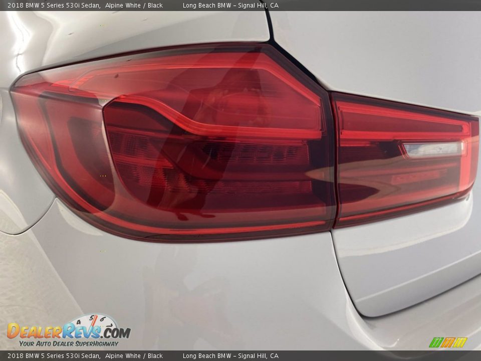 2018 BMW 5 Series 530i Sedan Alpine White / Black Photo #9