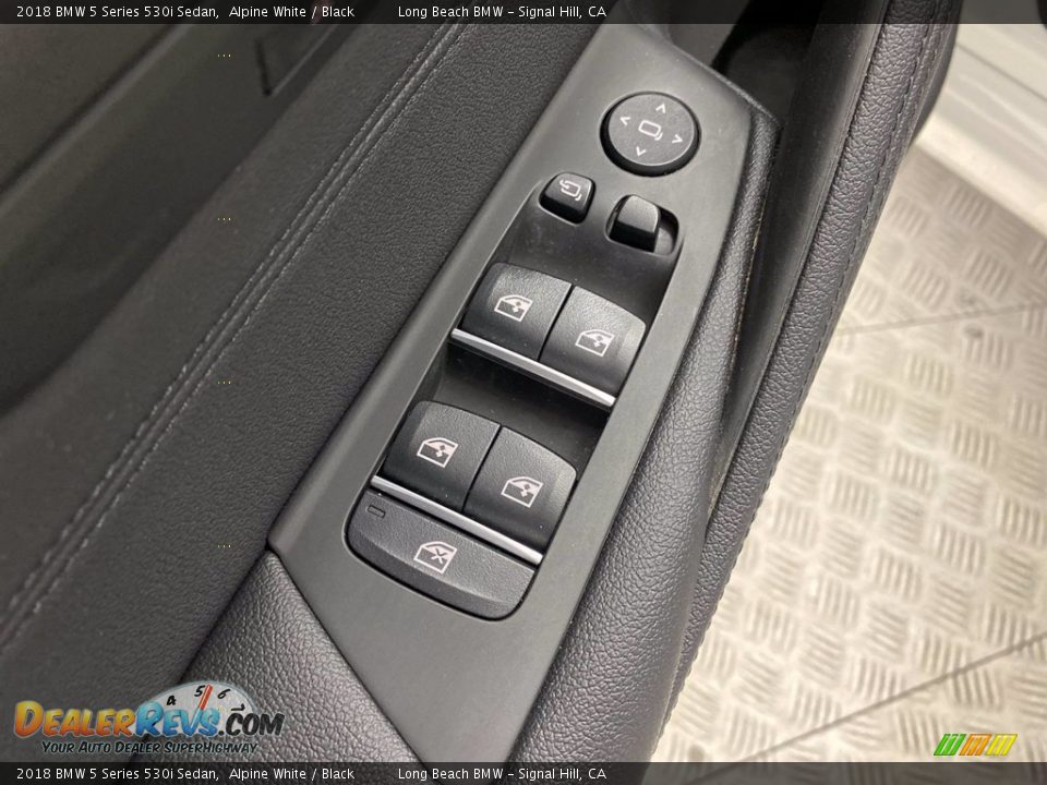 2018 BMW 5 Series 530i Sedan Alpine White / Black Photo #14