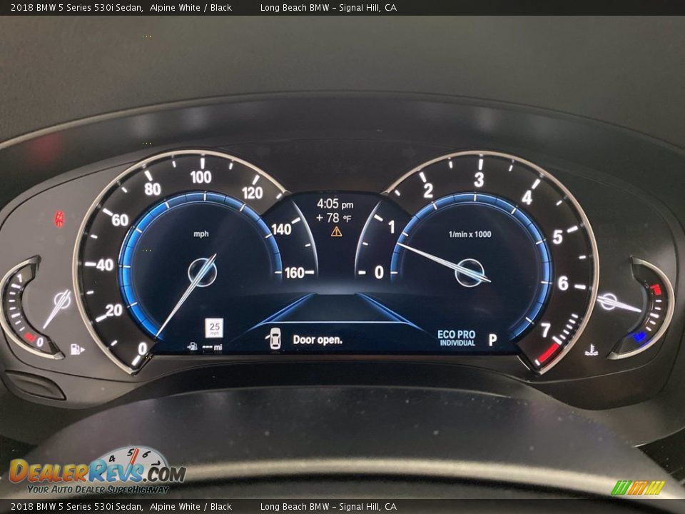 2018 BMW 5 Series 530i Sedan Alpine White / Black Photo #21