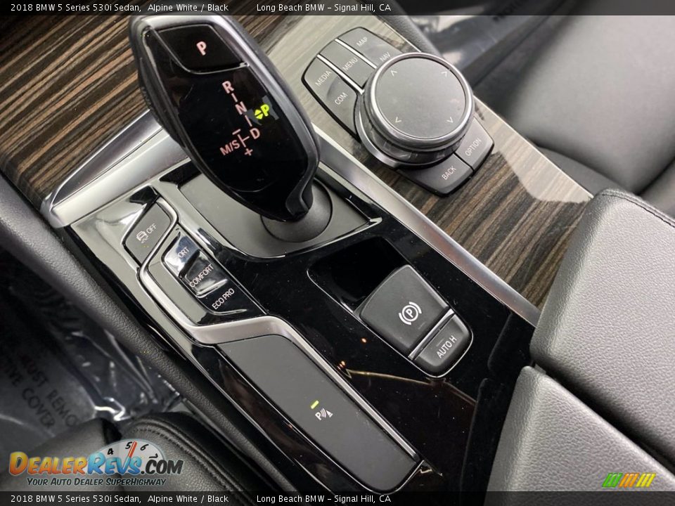 2018 BMW 5 Series 530i Sedan Alpine White / Black Photo #27