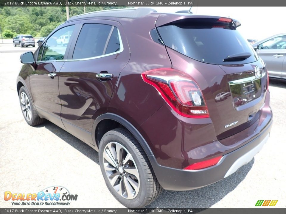 2017 Buick Encore Essence AWD Black Cherry Metallic / Brandy Photo #8