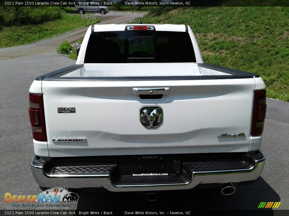 2021 Ram 1500 Laramie Crew Cab 4x4 Bright White / Black Photo #7