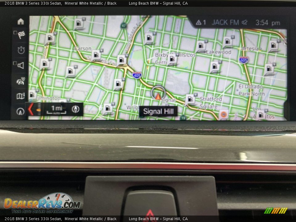 2018 BMW 3 Series 330i Sedan Mineral White Metallic / Black Photo #24