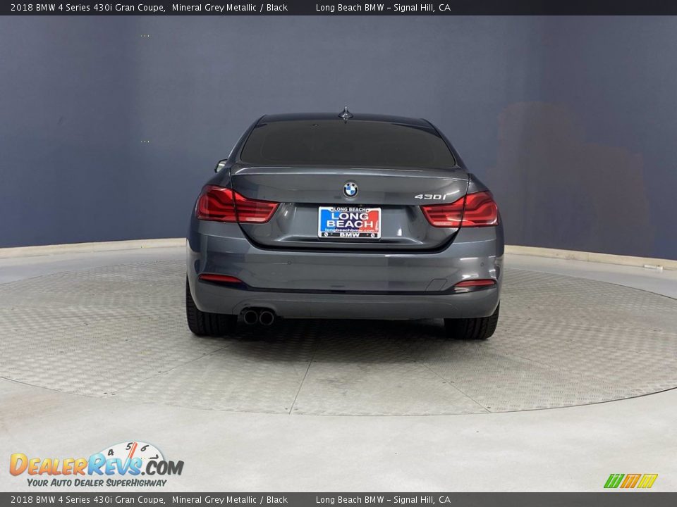 2018 BMW 4 Series 430i Gran Coupe Mineral Grey Metallic / Black Photo #4