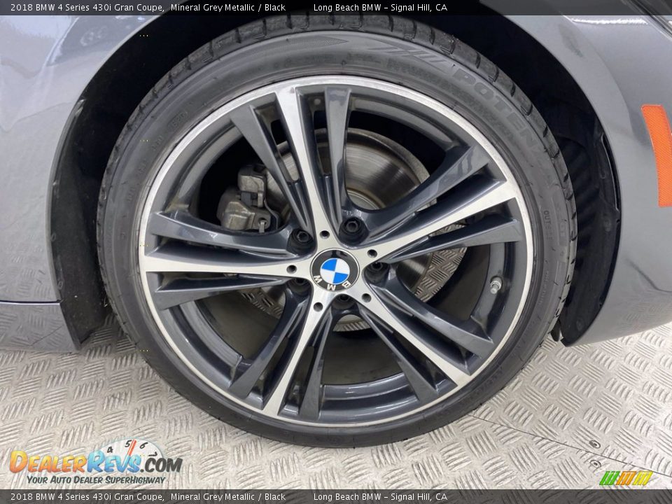 2018 BMW 4 Series 430i Gran Coupe Mineral Grey Metallic / Black Photo #6