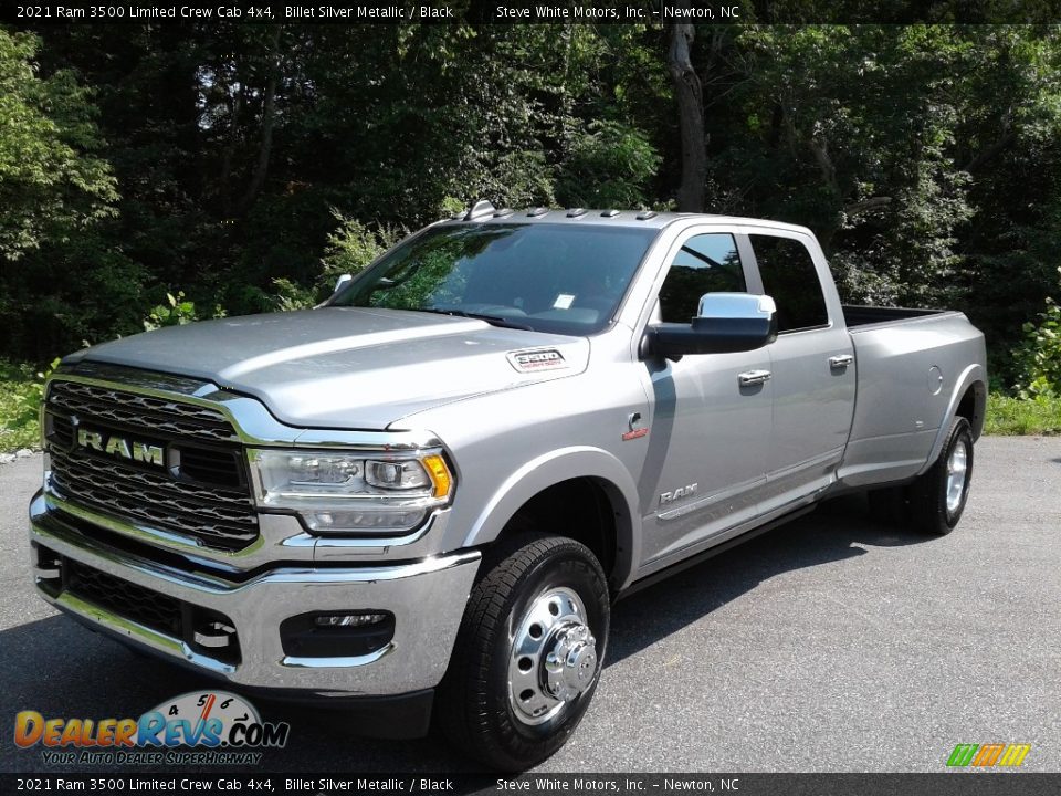 2021 Ram 3500 Limited Crew Cab 4x4 Billet Silver Metallic / Black Photo #2