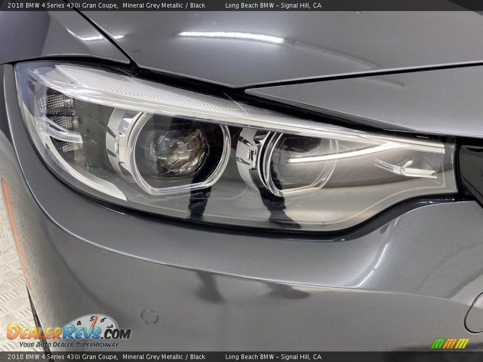 2018 BMW 4 Series 430i Gran Coupe Mineral Grey Metallic / Black Photo #7