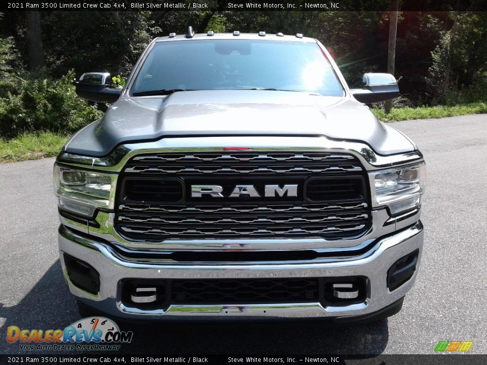 2021 Ram 3500 Limited Crew Cab 4x4 Billet Silver Metallic / Black Photo #4