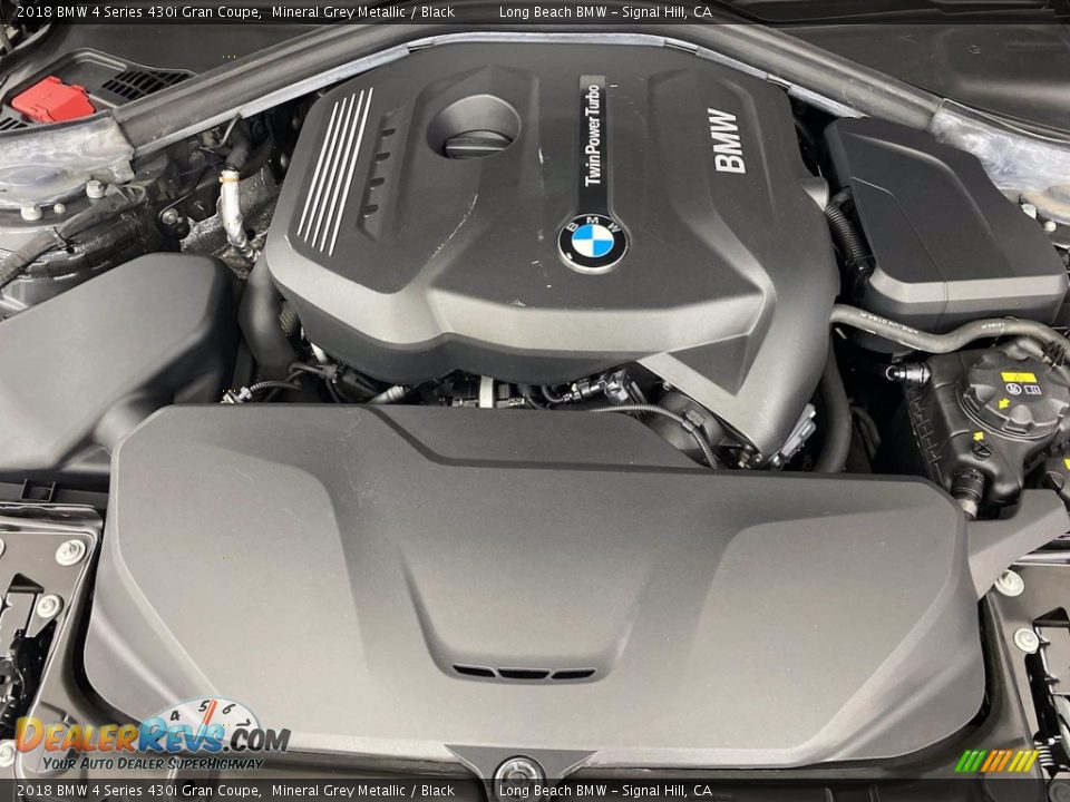 2018 BMW 4 Series 430i Gran Coupe Mineral Grey Metallic / Black Photo #12