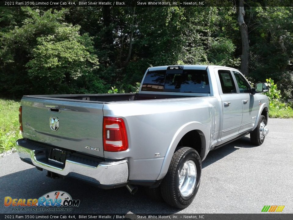 2021 Ram 3500 Limited Crew Cab 4x4 Billet Silver Metallic / Black Photo #7