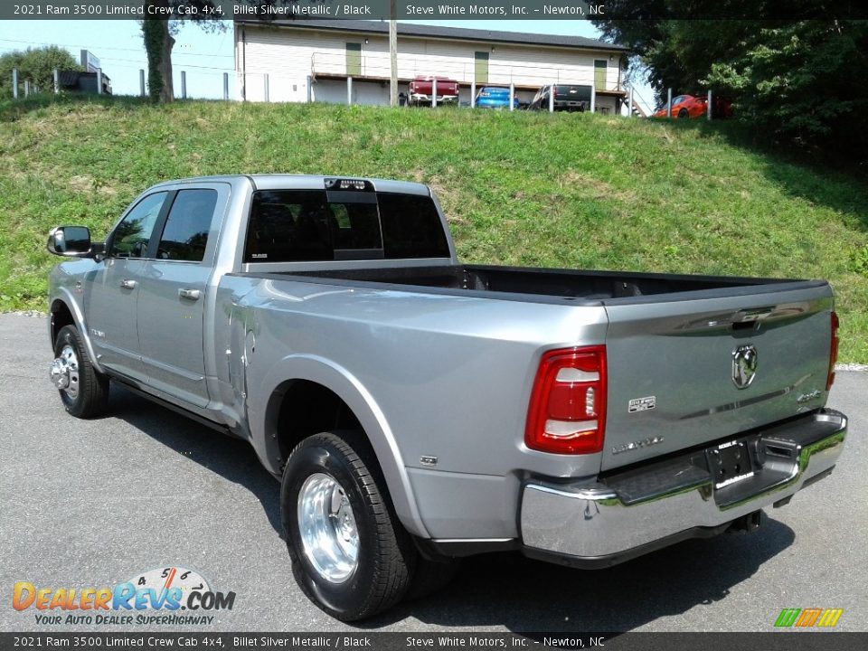 2021 Ram 3500 Limited Crew Cab 4x4 Billet Silver Metallic / Black Photo #10