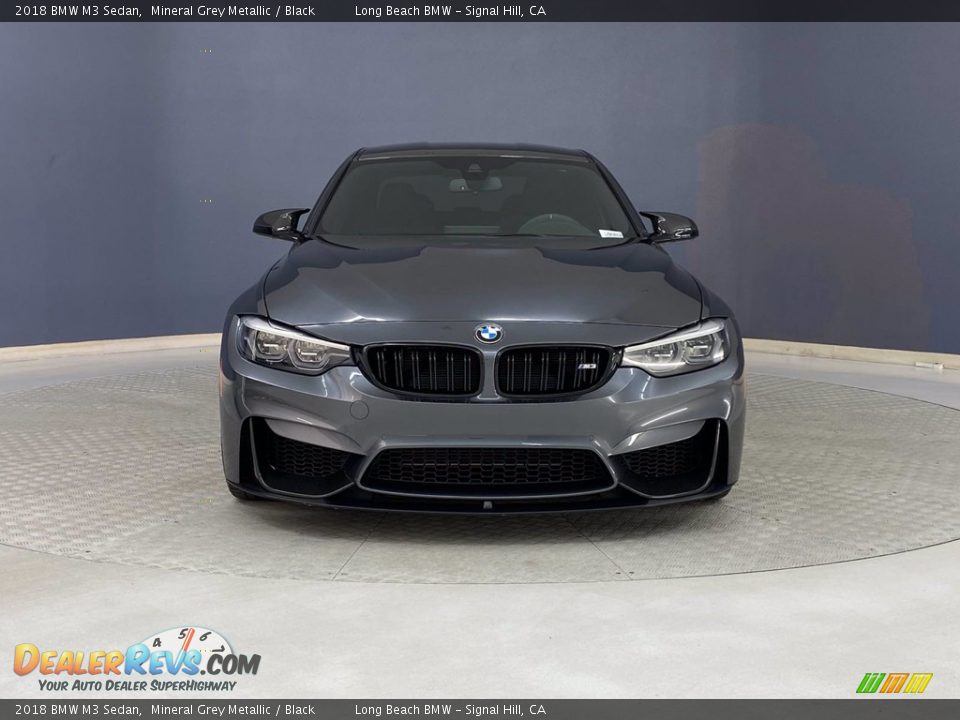 2018 BMW M3 Sedan Mineral Grey Metallic / Black Photo #2