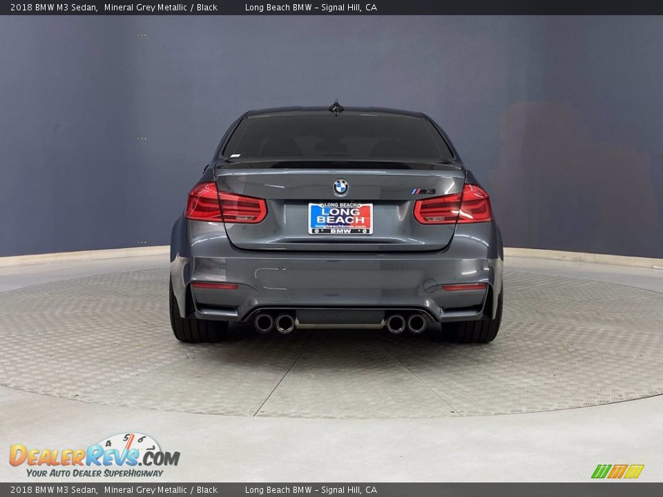 2018 BMW M3 Sedan Mineral Grey Metallic / Black Photo #4